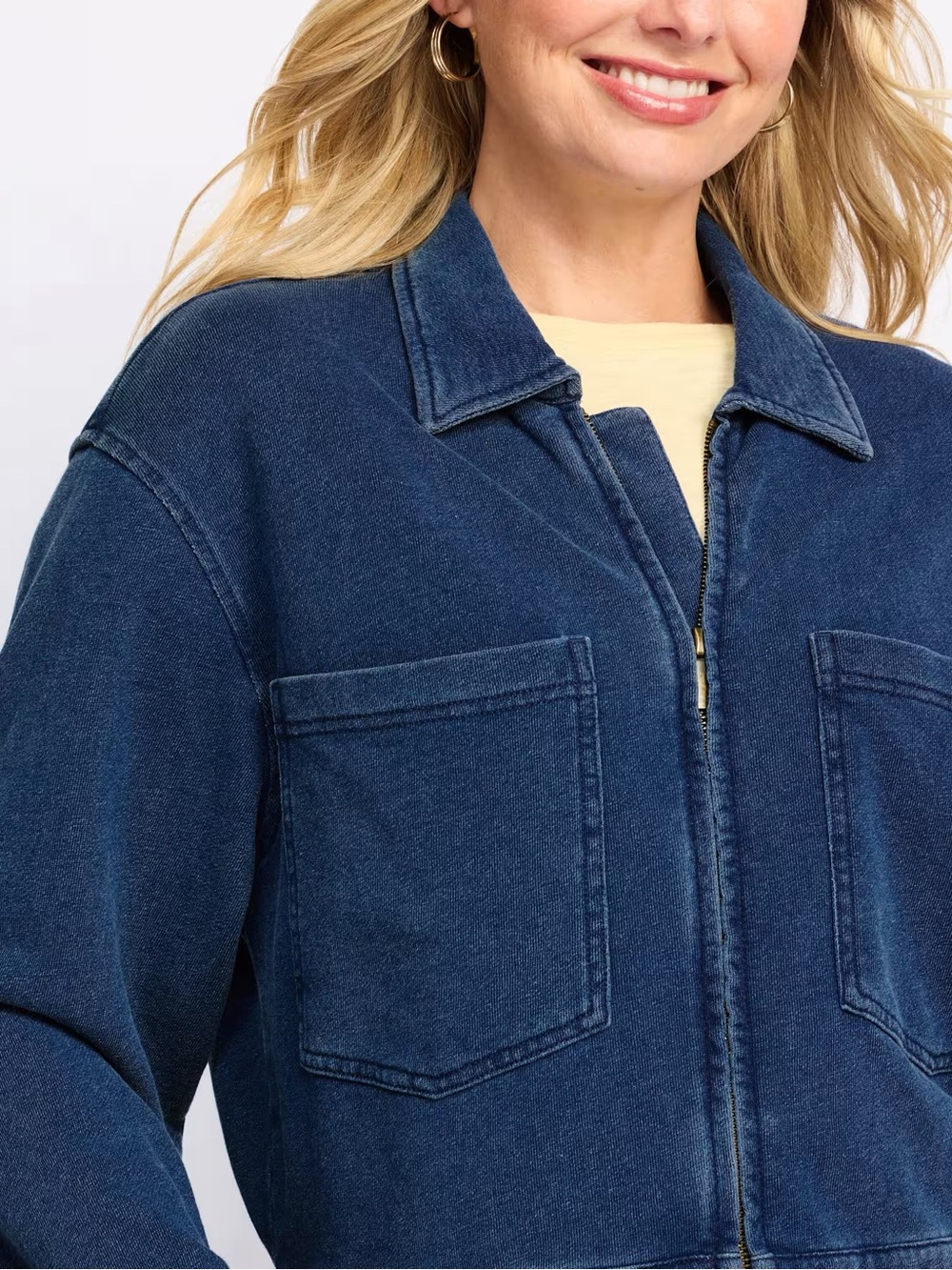 NWT (size L) Z SUPPLY
Heritage Knit Denim Jacket - Picture 5 of 10